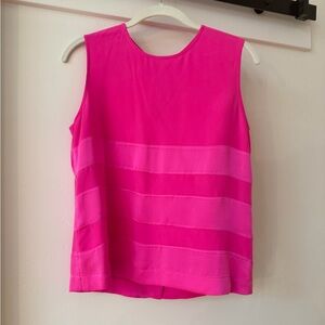 Equipment Fuchsia Sleeveless Blouse
